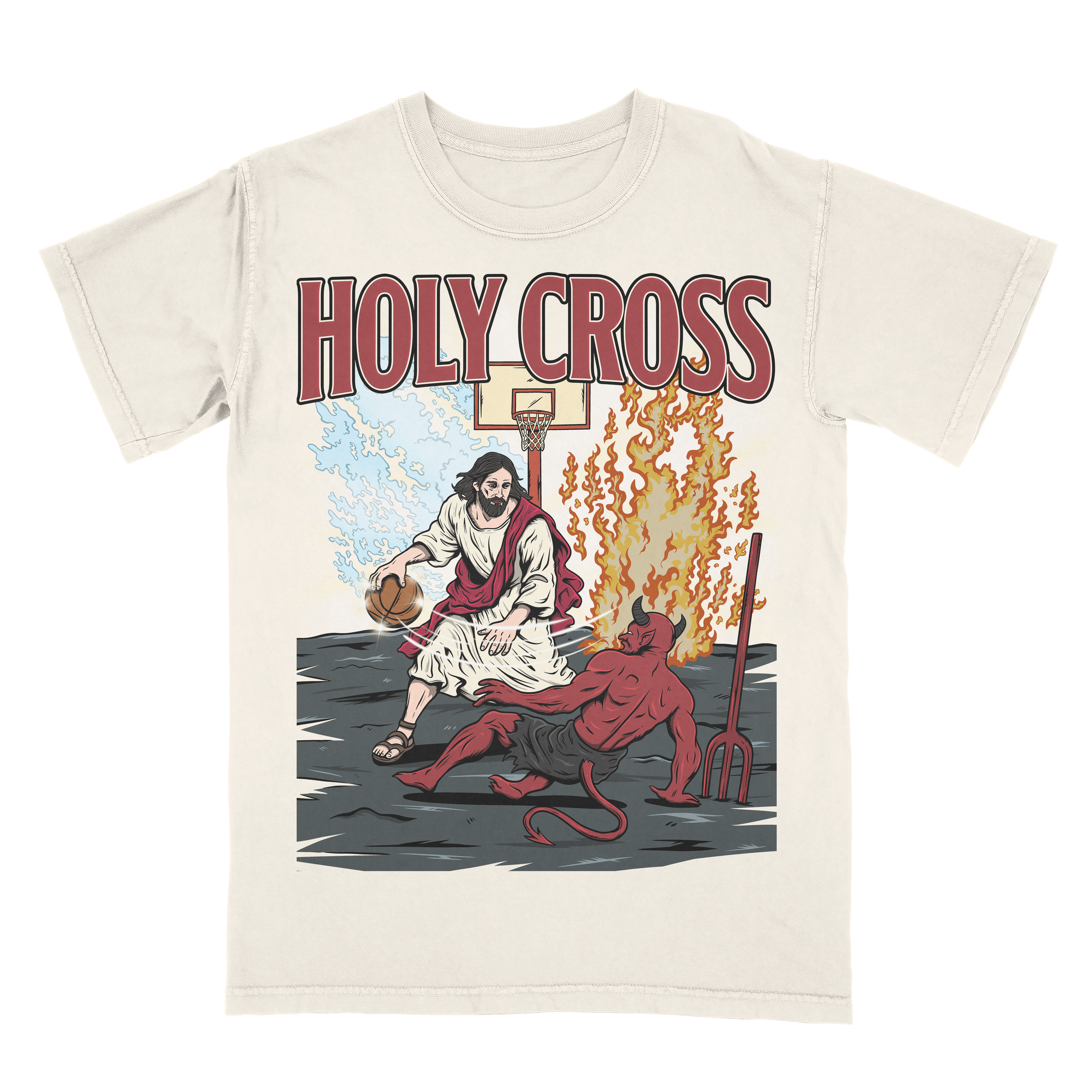 Holy Cross Limited Edition Christian Basketball Graphic T-Shirt #/500