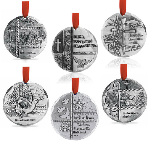 Bible Verse 6-Piece Ornament Set