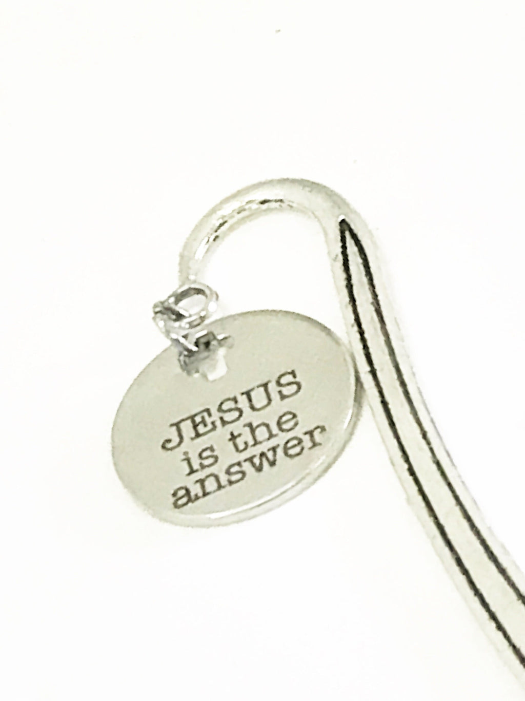 Christian Bookmark, Jesus Is The Answer Bookmark, Bible Bookmark, Christian Gifts, Christian Planner Accessories, Baptism Gift
