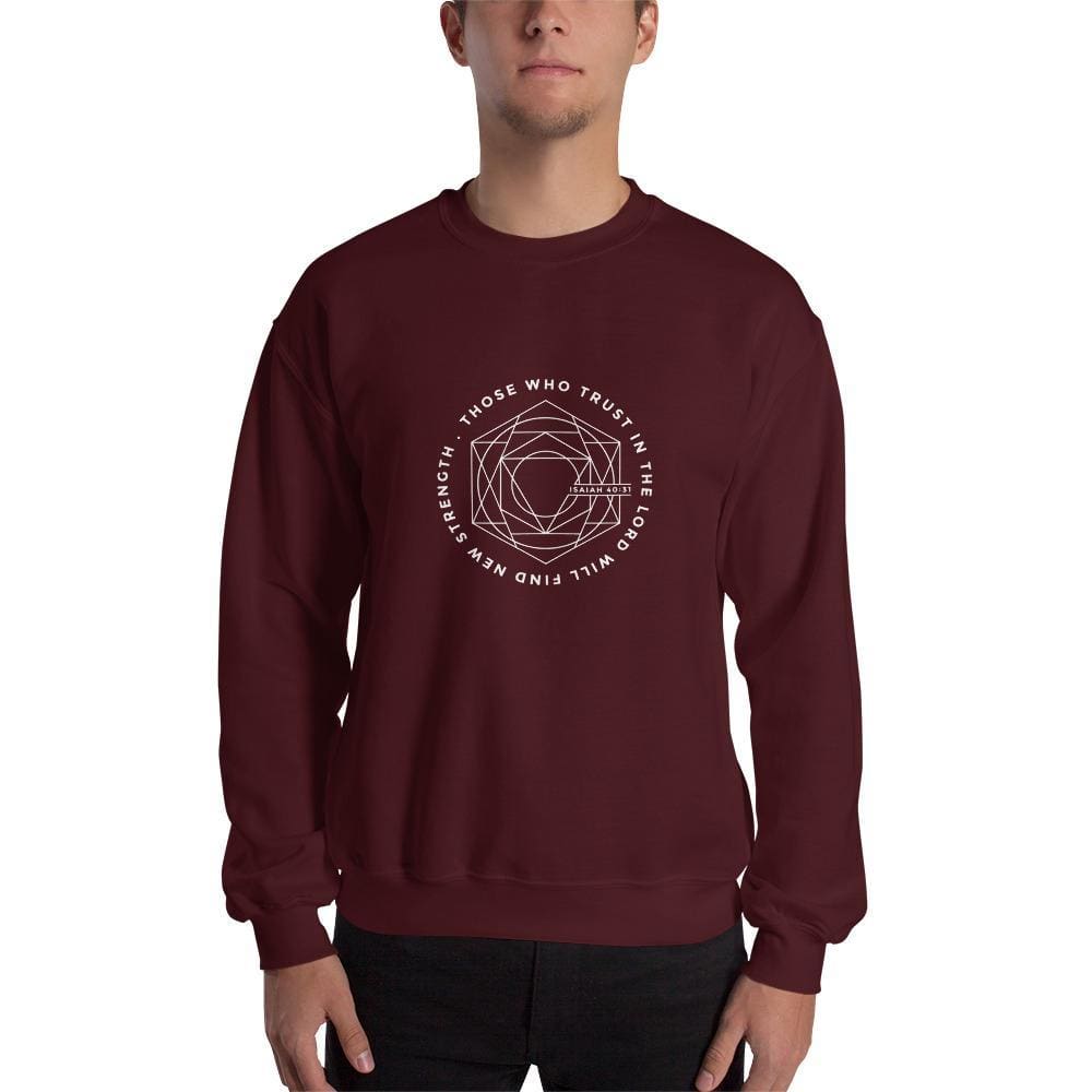 Those Who Trust in the Lord Will Find New Strength Christian Sweatshirt