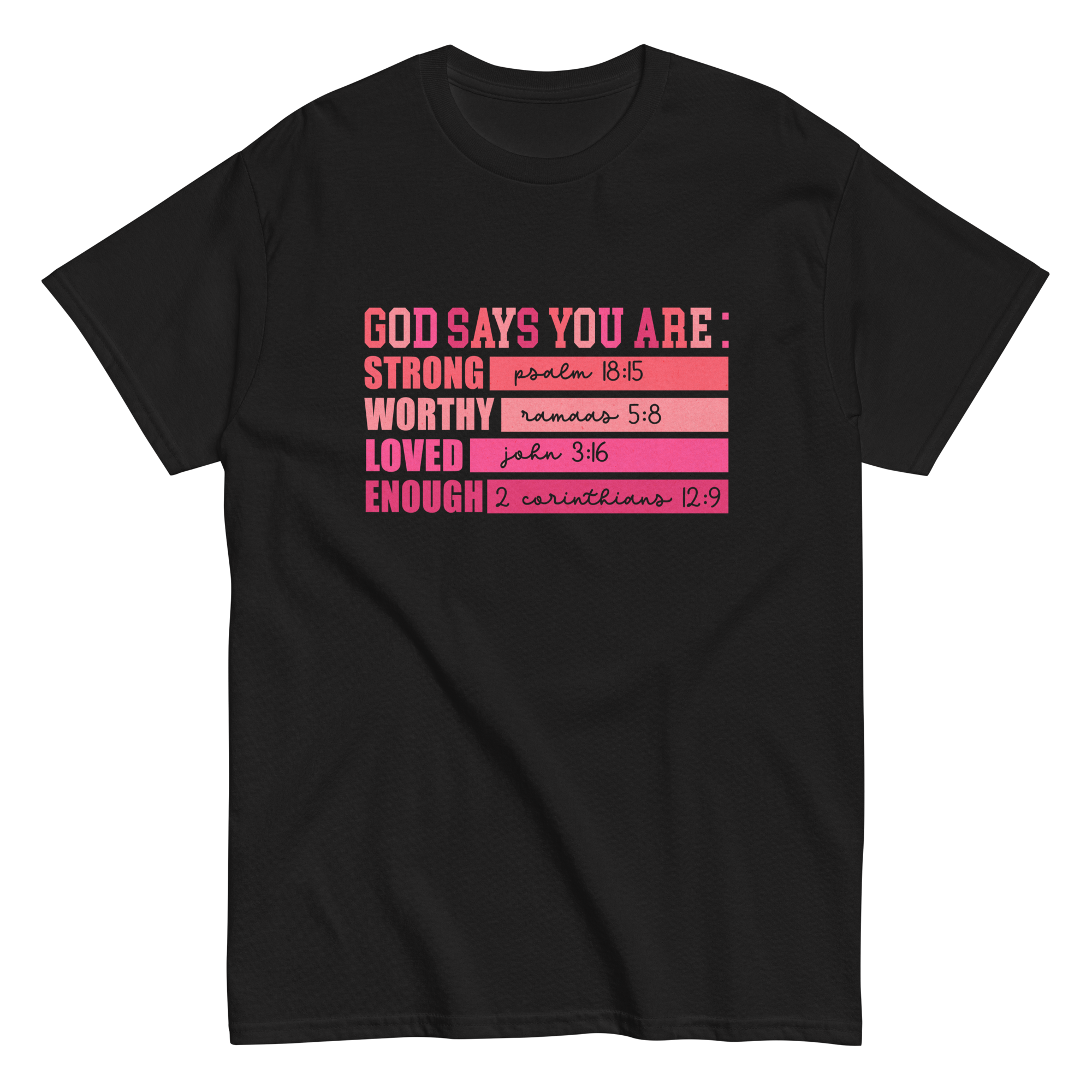 God Says You Are – Faith-Based Christian T-Shirt